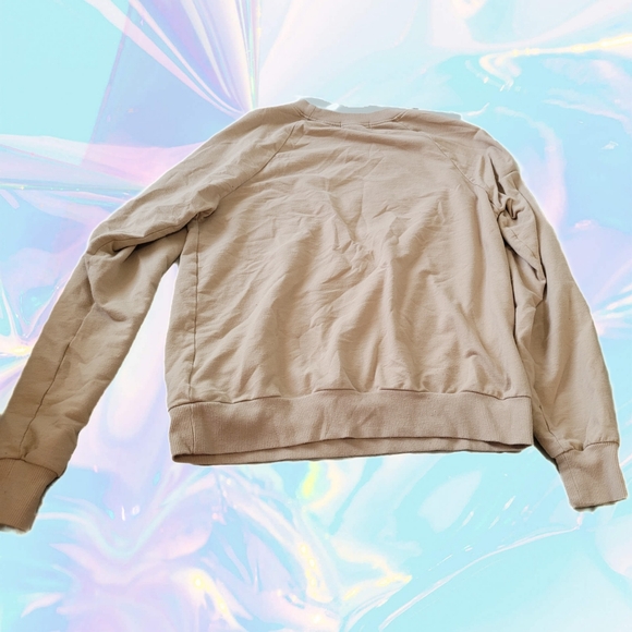 Forever 21 Medium Cotton Blend Sweater - Cat in Old-Fashioned Outfit Gra… - Picture 3 of 4